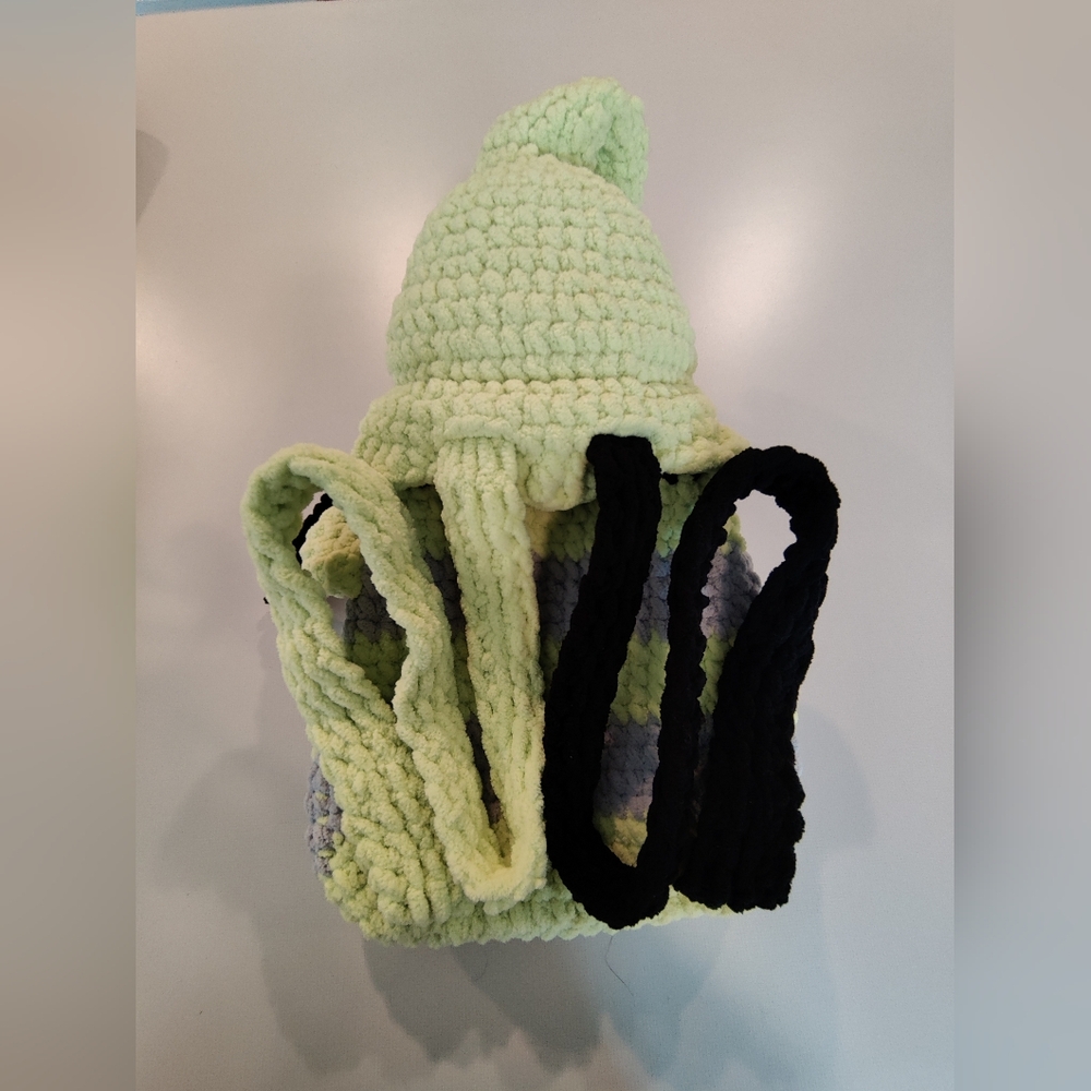 Crochet Bug Monster Backpack - Picture 3 of 4